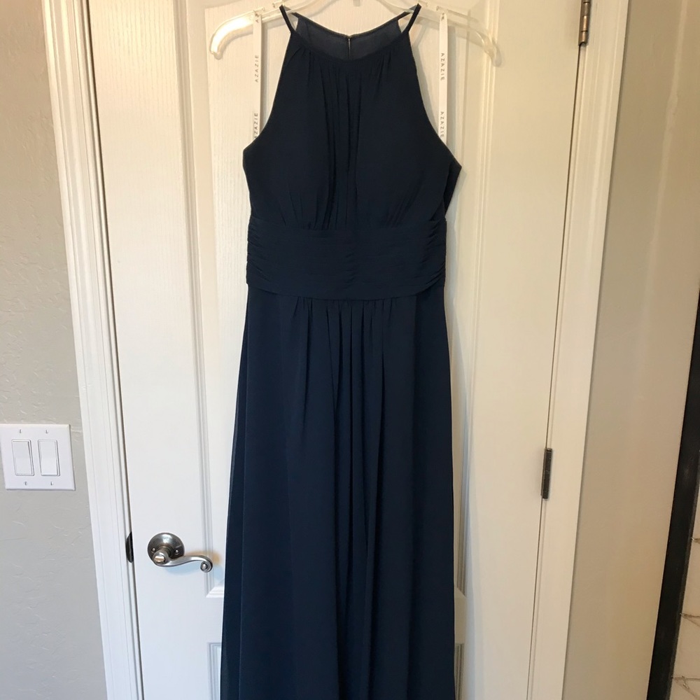 AZAZIE BONNIE Dark Navy Bridesmaid Dress